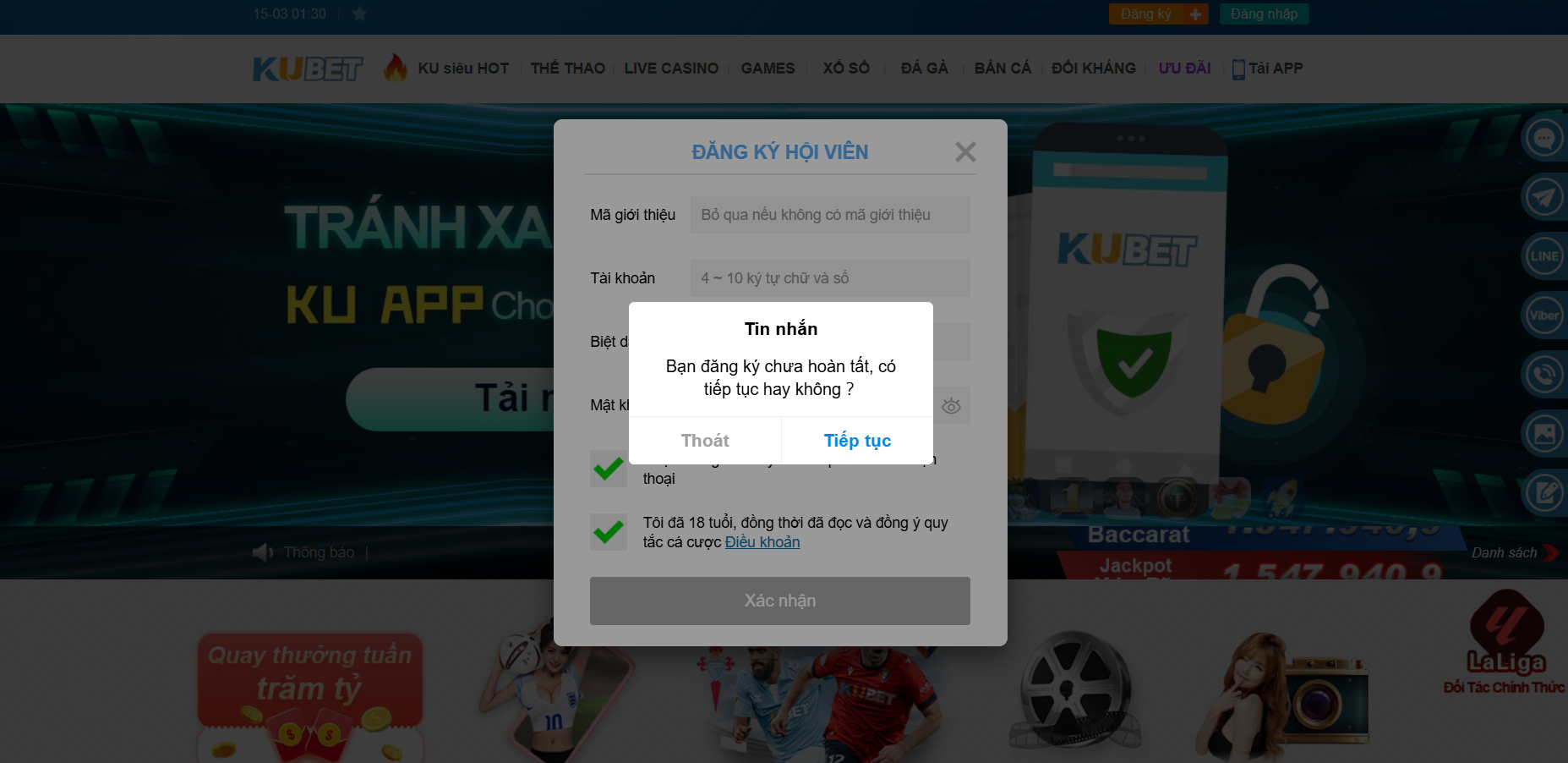 Một số lỗi và cách khắc phục khi đăng ký Kubet 