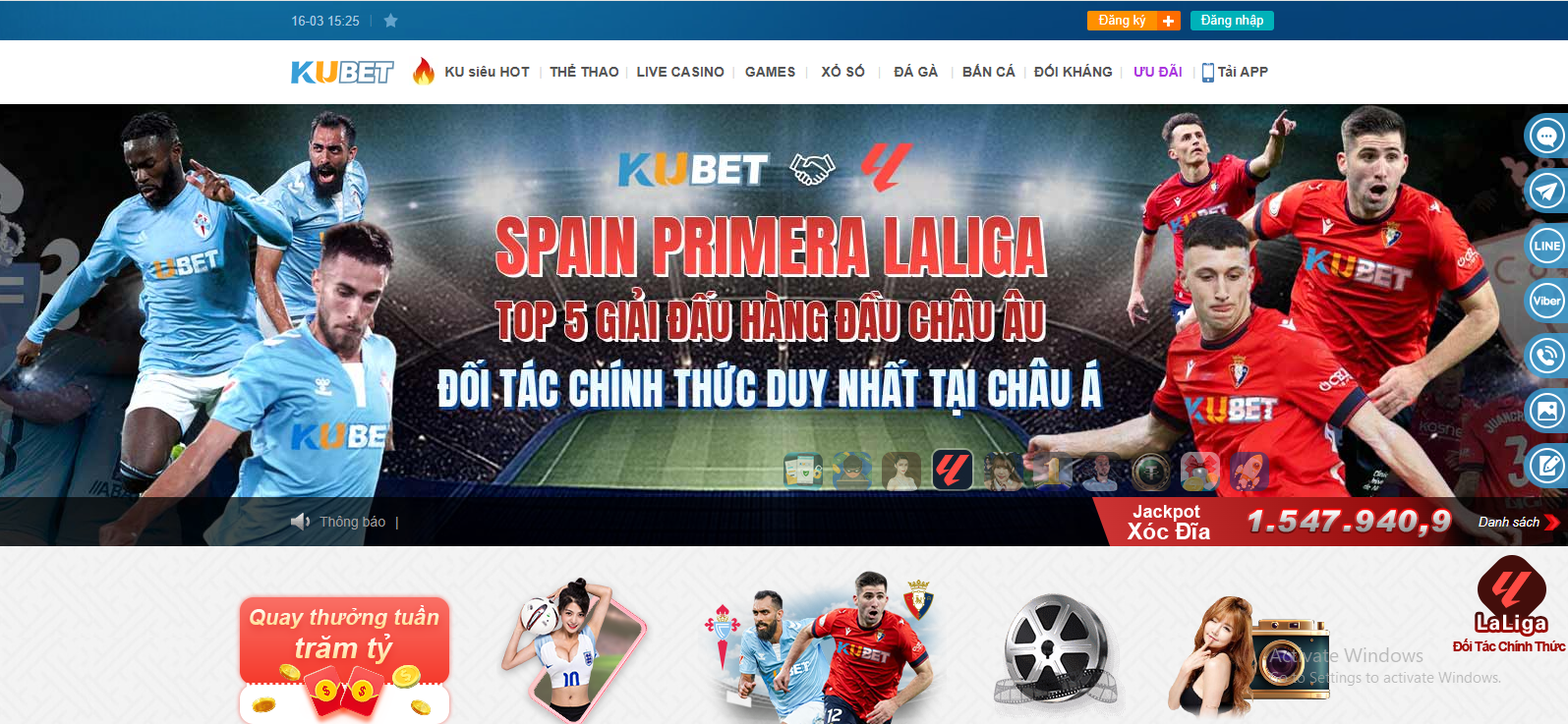 Kubet khẳng định sự uy tín trong từng sản phẩm